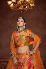 Amazing Multicolour Silk Lehenga Choli Buy Now - Joshindia