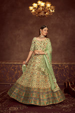 Latest Mint Green Lehenga Choli - Joshindia