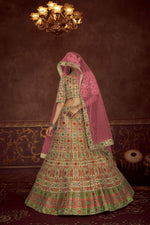 Trendy Beige Silk Lehenga Choli - Joshindia
