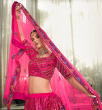 Latest Designer Deep Pink Color Lehenga Choli For Party Look - Joshindia