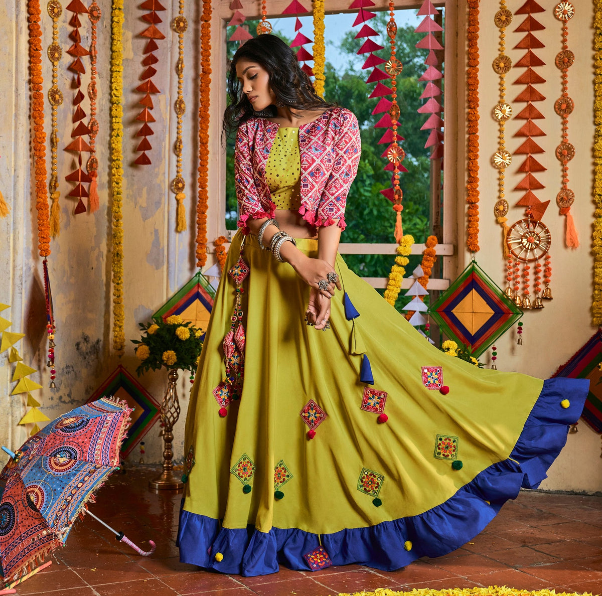 Buy Navratri Lehenga Online In India - Joshindia