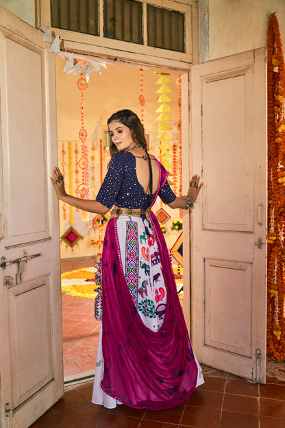 Buy Navratri Multi Color Chaniya Choli Garba Dress Online