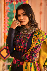 Buy Latest Silk Blue Navratri Special Lehenga Choli Online - Joshindia