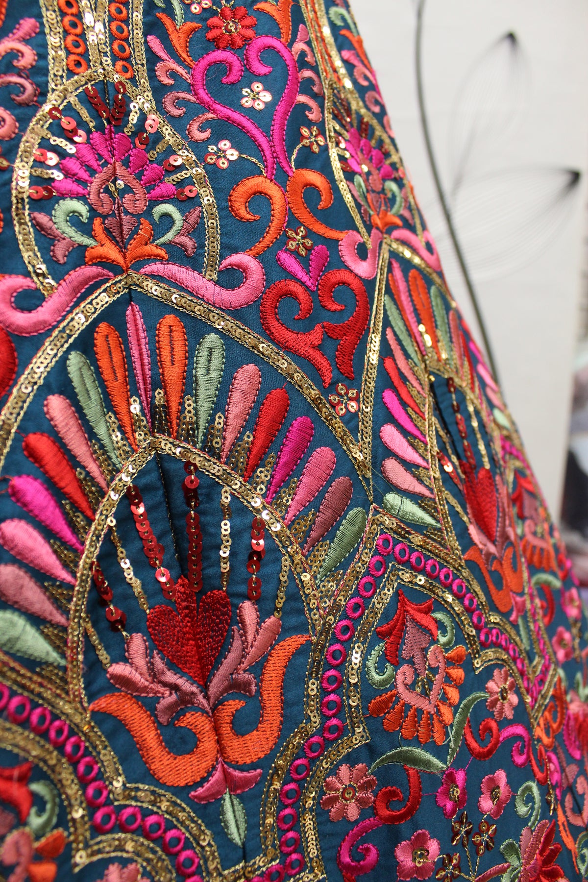 Latest Designer Teal Blue Color Lehenga Choli For Party Look - Joshindia