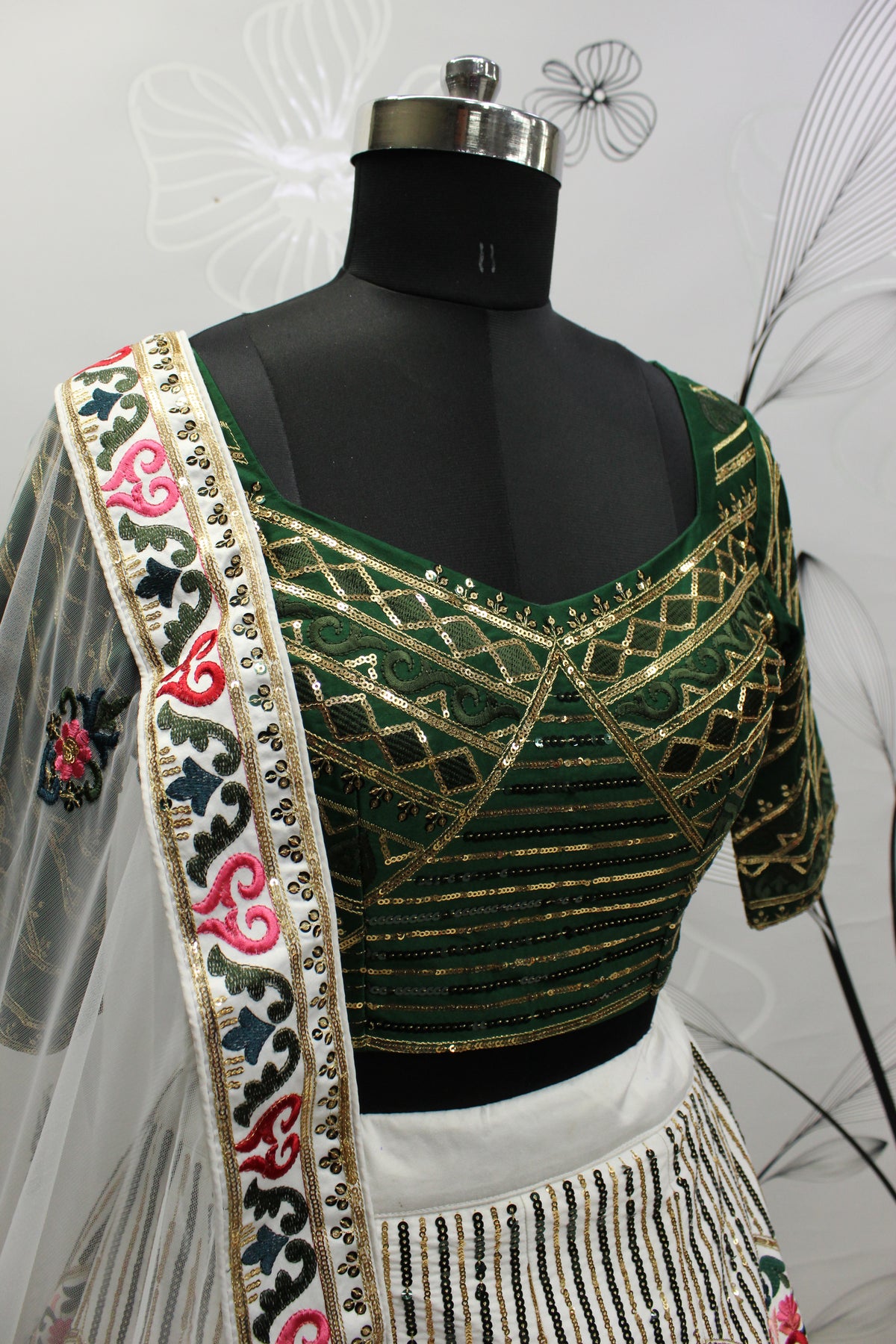 New Designer White Color Lehenga Choli For Party Look - Joshindia