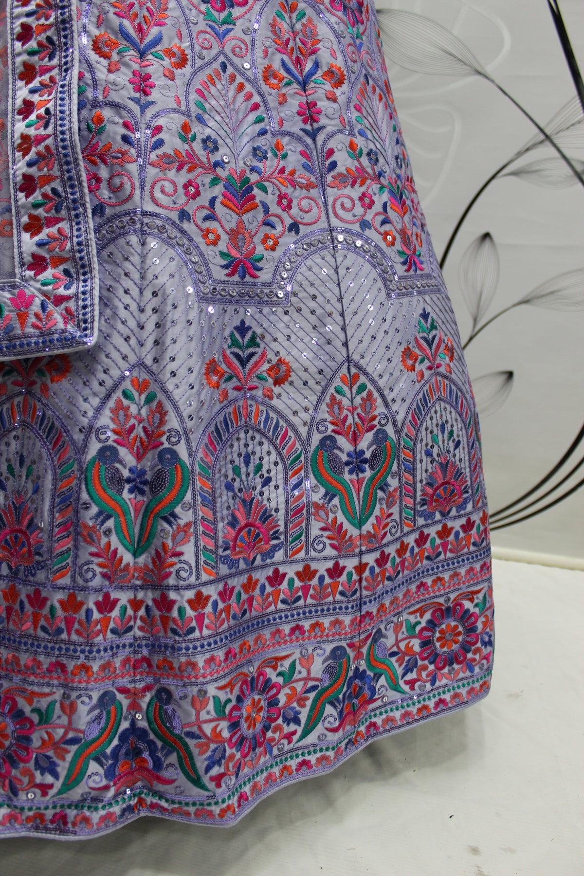 Latest Designer Violet Color Lehenga Choli For Party Look - Joshindia