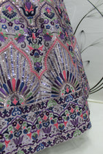 Latest Designer Dusty Purple Color Lehenga Choli For Party Look - Joshindia