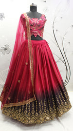 Beautiful Deep Pink Color Lehenga Choli For Wedding - Joshindia
