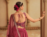 Beautiful Deep Pink Color Lehenga Choli For Wedding - Joshindia