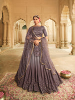 Beautiful Dusty Color Lehenga Choli For Wedding - Joshindia