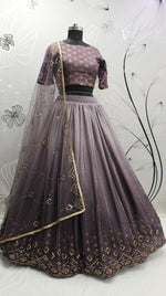 Beautiful Dusty Color Lehenga Choli For Wedding - Joshindia