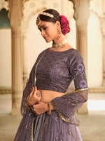 Beautiful Dusty Color Lehenga Choli For Wedding - Joshindia