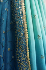 Beautiful Blue Color Lehenga Choli For Wedding - Joshindia