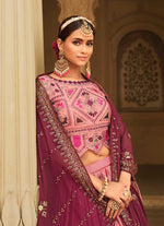 Amazing Pink Color Lehenga Choli For Wedding - Joshindia