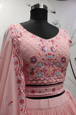 Amazing Pink Color Lehenga Choli For Wedding - Joshindia