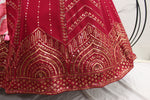 Deep Pink Color Designer Embroidered Sequince Work Lehenga Choli - Joshindia