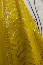 Flourecent Green Color Designer Embroidered Sequince Work Lehenga Choli - Joshindia