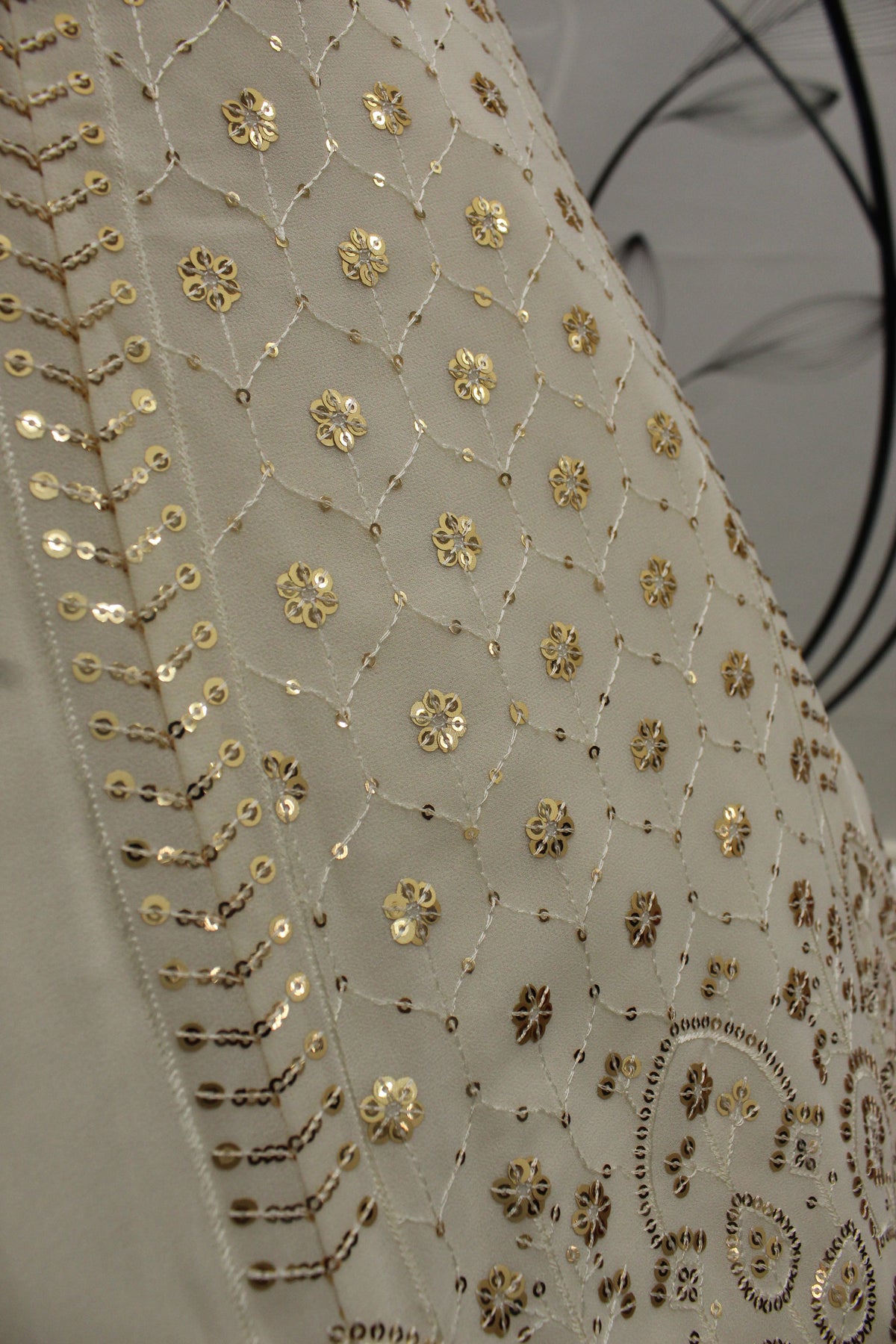 Beige Color Designer Embroidered Sequince Work Lehenga Choli - Joshindia