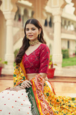 White Color Designer Embroidered Sequince Work Lehenga Choli - Joshindia