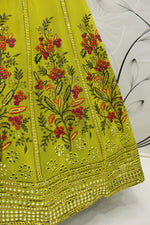 Fancy Flourecent Green Color Designer Lehenga Choli Buy Now - Joshindia