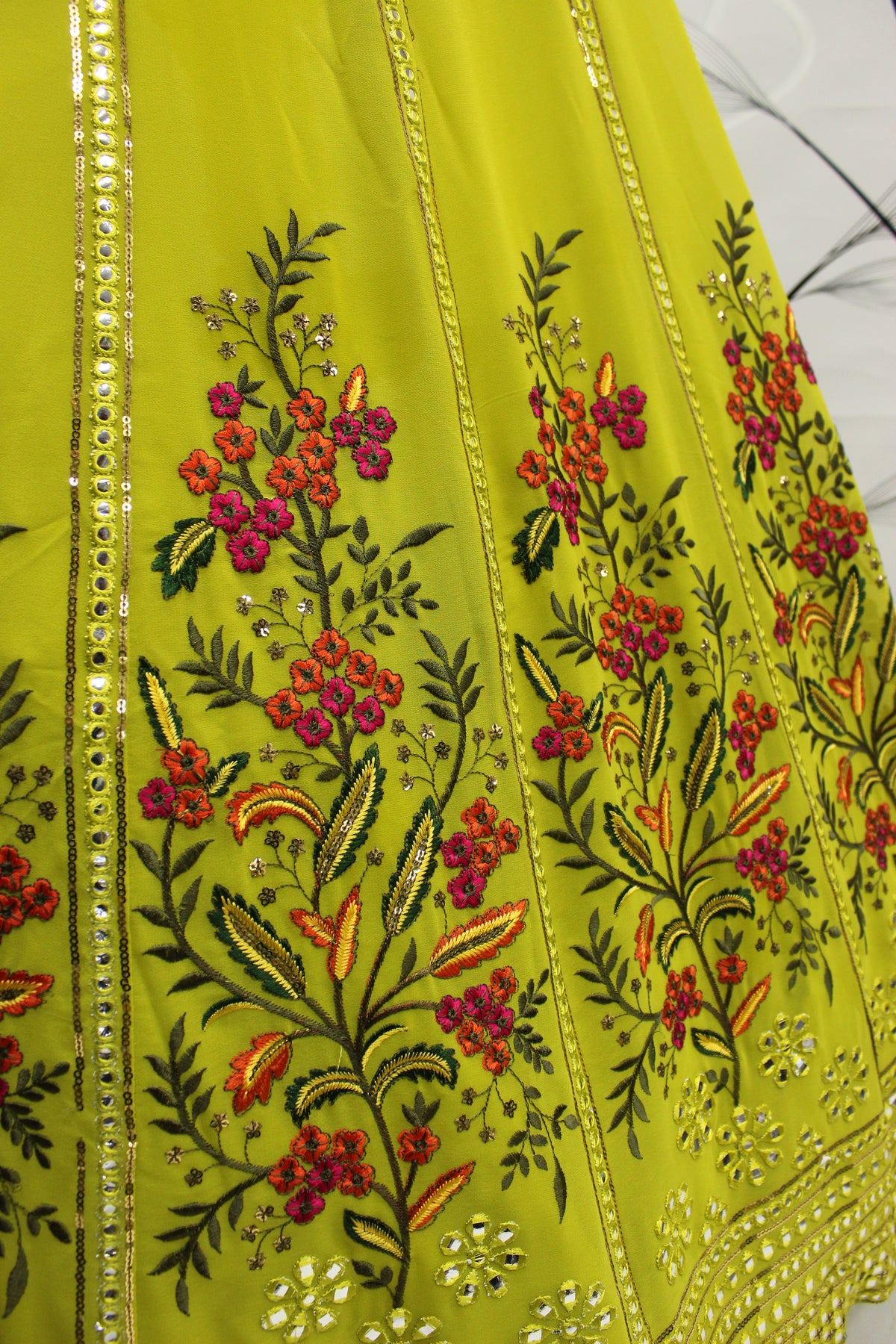 Fancy Flourecent Green Color Designer Lehenga Choli Buy Now - Joshindia