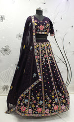 Classy Purple Color Designer Lehenga Choli Buy Now - Joshindia