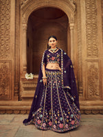Classy Purple Color Designer Lehenga Choli Buy Now - Joshindia