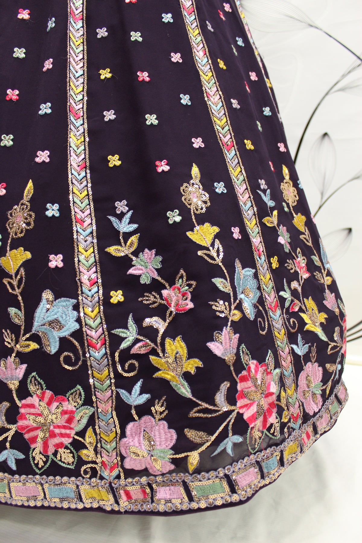 Classy Purple Color Designer Lehenga Choli Buy Now - Joshindia