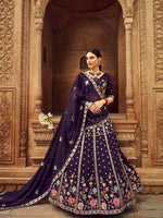 Classy Purple Color Designer Lehenga Choli Buy Now - Joshindia