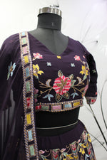 Classy Purple Color Designer Lehenga Choli Buy Now - Joshindia