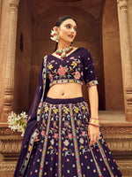 Classy Purple Color Designer Lehenga Choli Buy Now - Joshindia