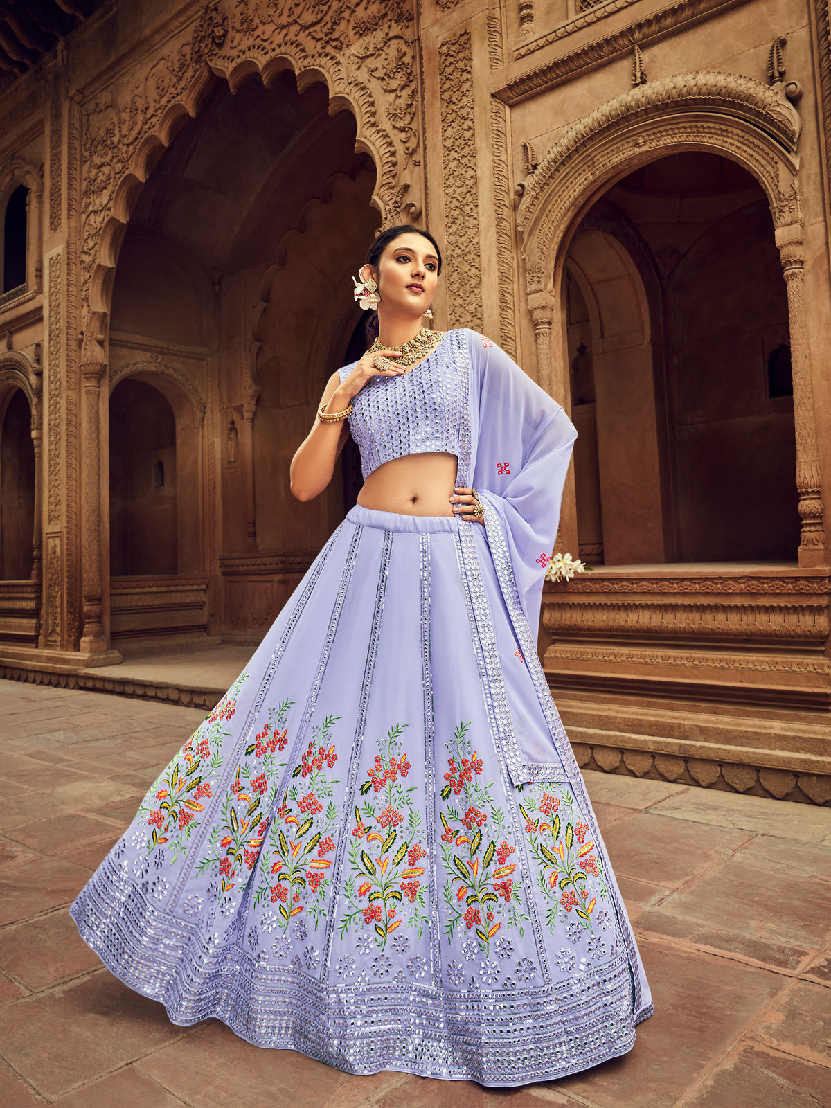 Pretty Lovender Color Designer Lehenga Choli Buy Now - Joshindia