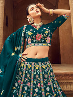 Trendy Teal Color Designer Lehenga Choli Buy Now - Joshindia