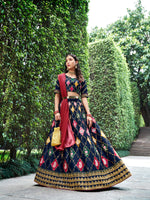 Glazy Navy Color Designer Lehenga Choli Buy Now - Joshindia