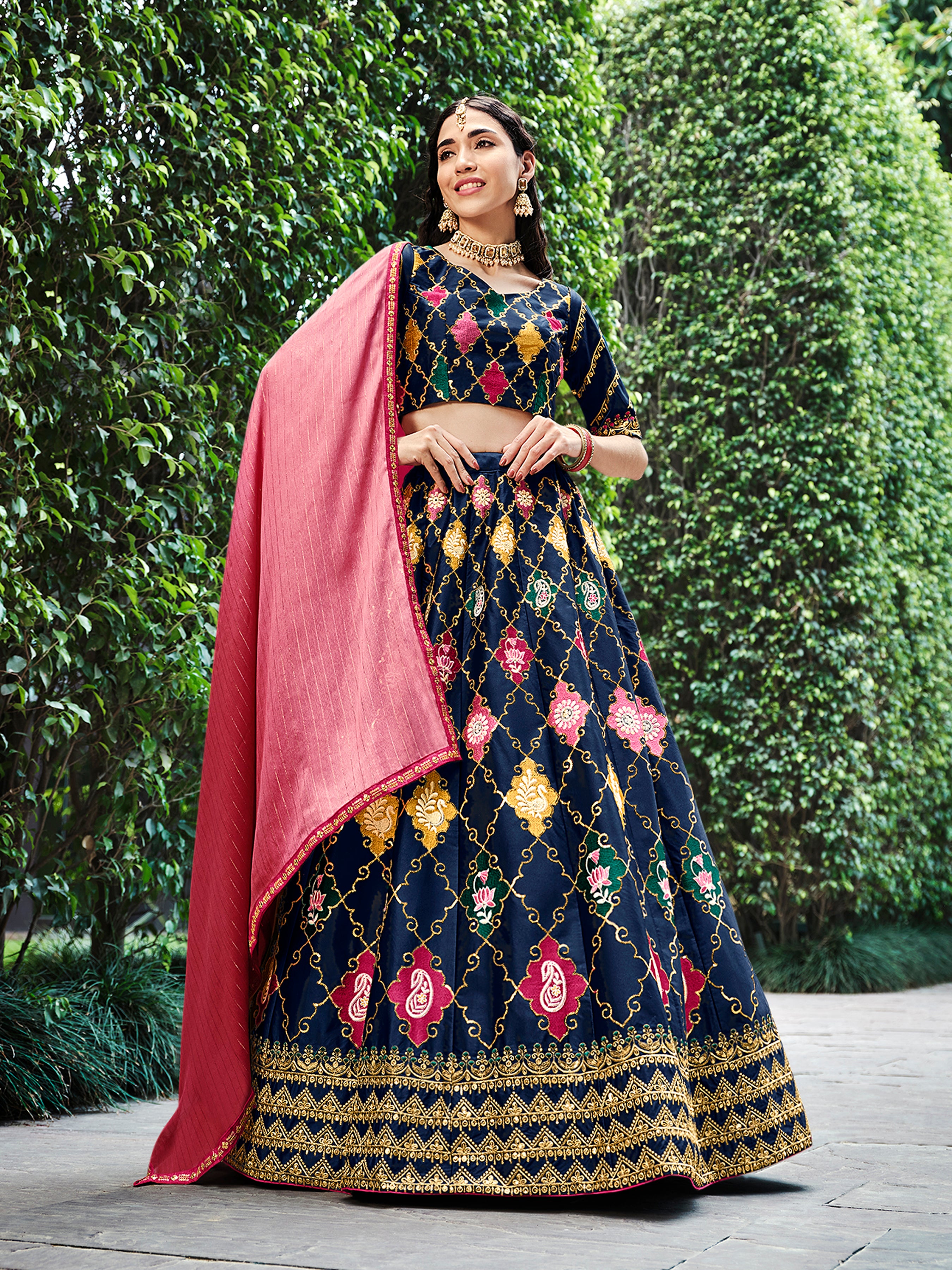 Buy Scarlet Red Lehenga Suit online-Karagiri – Karagiri Global