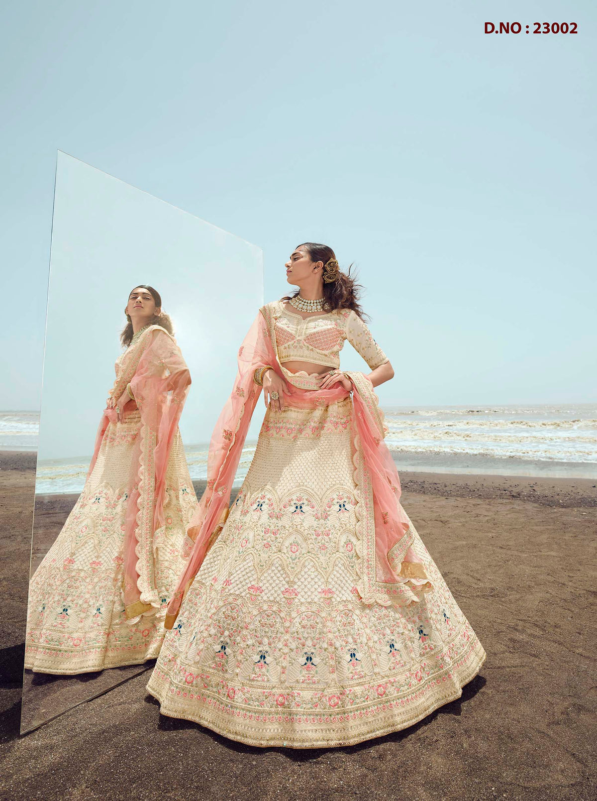 New Designer White Color Lehenga Choli For Woman - Joshindia