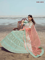 New Designer Turquoise Color Lehenga Choli For Woman - Joshindia