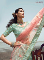 New Designer Turquoise Color Lehenga Choli For Woman - Joshindia