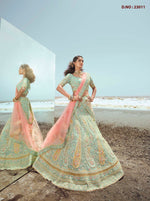 Latest Designer Turquoise Color Lehenga Choli For Woman - Joshindia