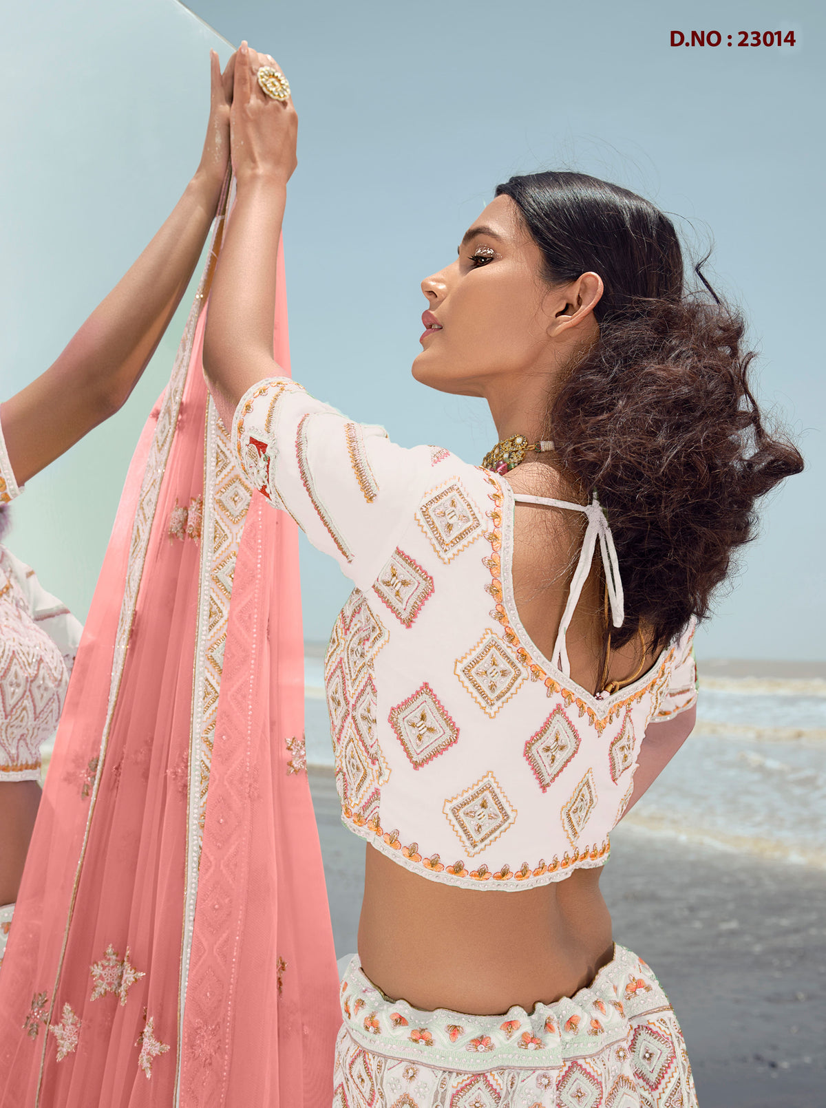 Amazing White Color Lehenga Choli For Woman - Joshindia