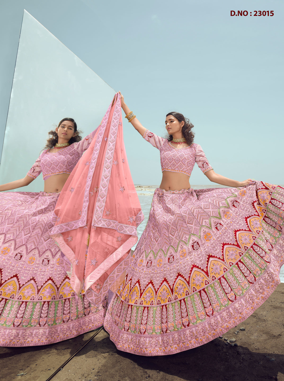 Latest Designer Pink Color Lehenga Choli For Woman - Joshindia