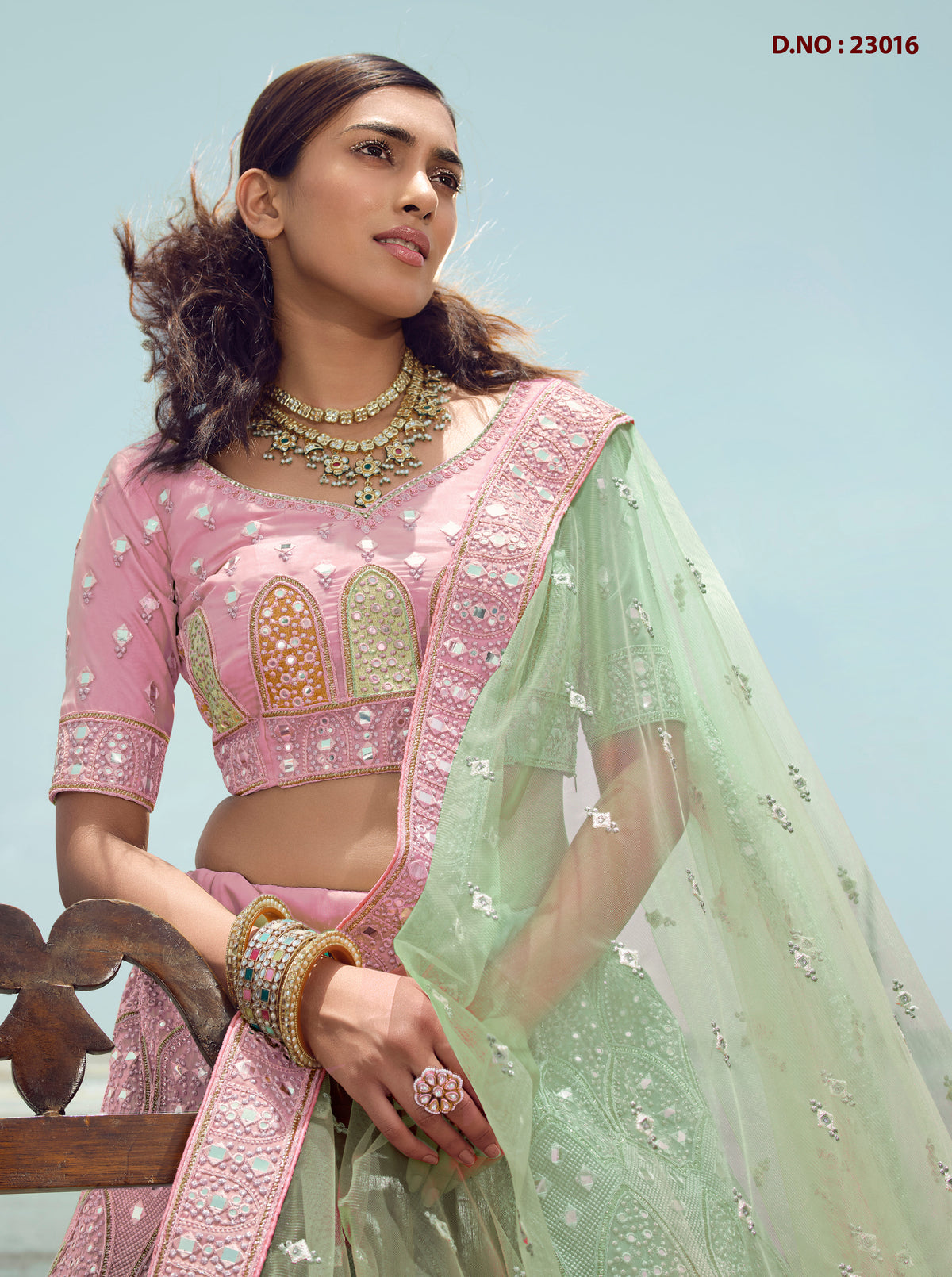 New Designer Pink Color Lehenga Choli For Woman - Joshindia