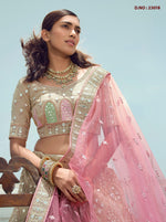 New Designer Beige Color Lehenga Choli For Woman - Joshindia