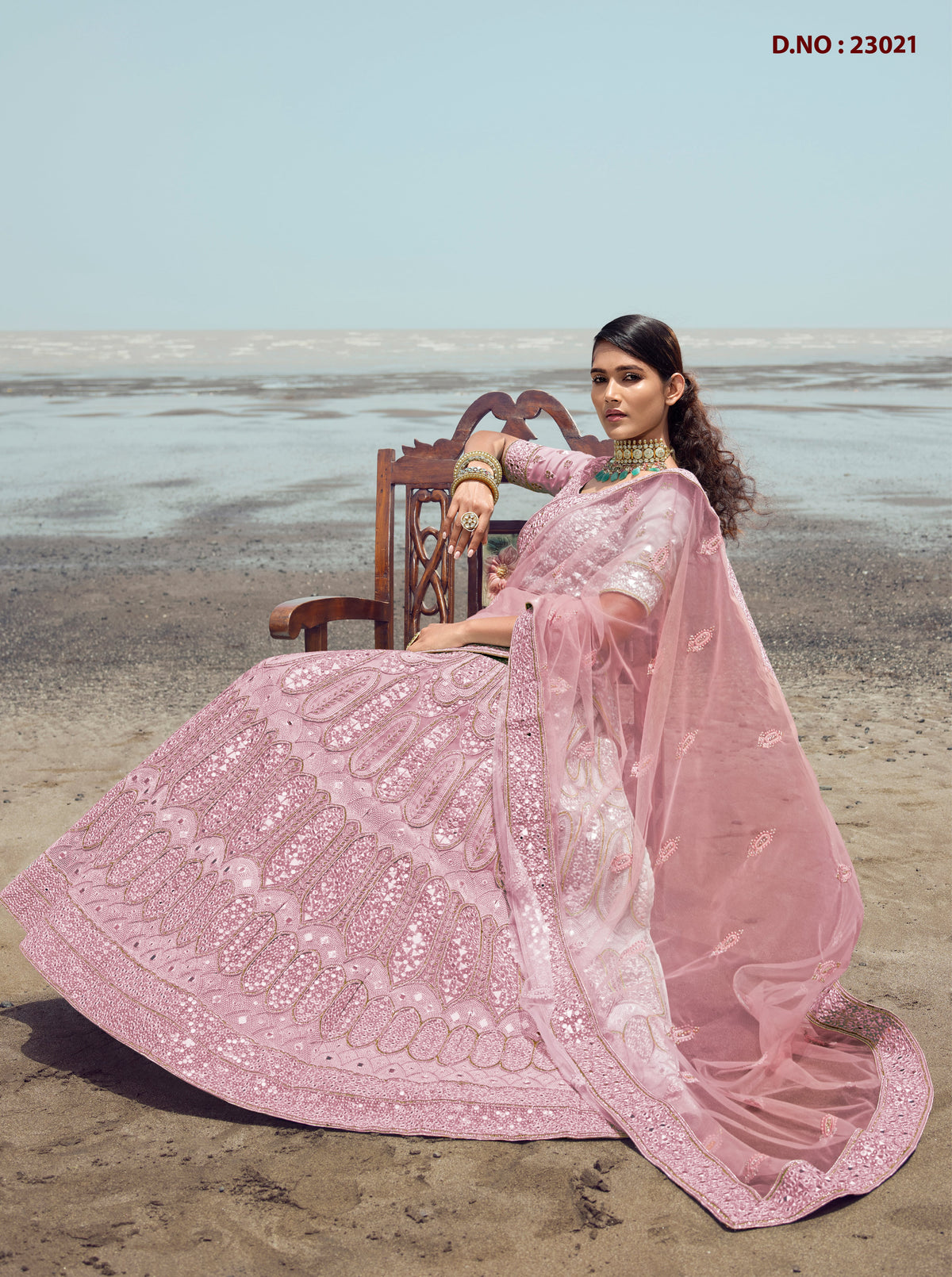 Pink Color Lehenga Choli For Wedding Look - Joshindia