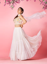 Beautiful White color lehenga at affordable price - Joshindia