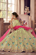 Trendy Pista Green Designer Lehenga Choli Buy Now - Joshindia
