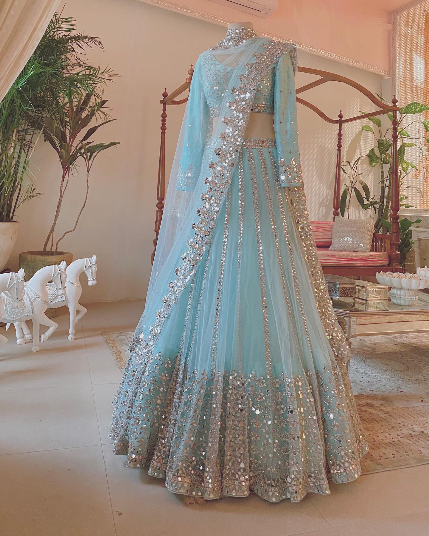 LookNbook art Embroidered Stitched Lehenga & Crop Top - Buy LookNbook art  Embroidered Stitched Lehenga & Crop Top Online at Best Prices in India |  Flipkart.com