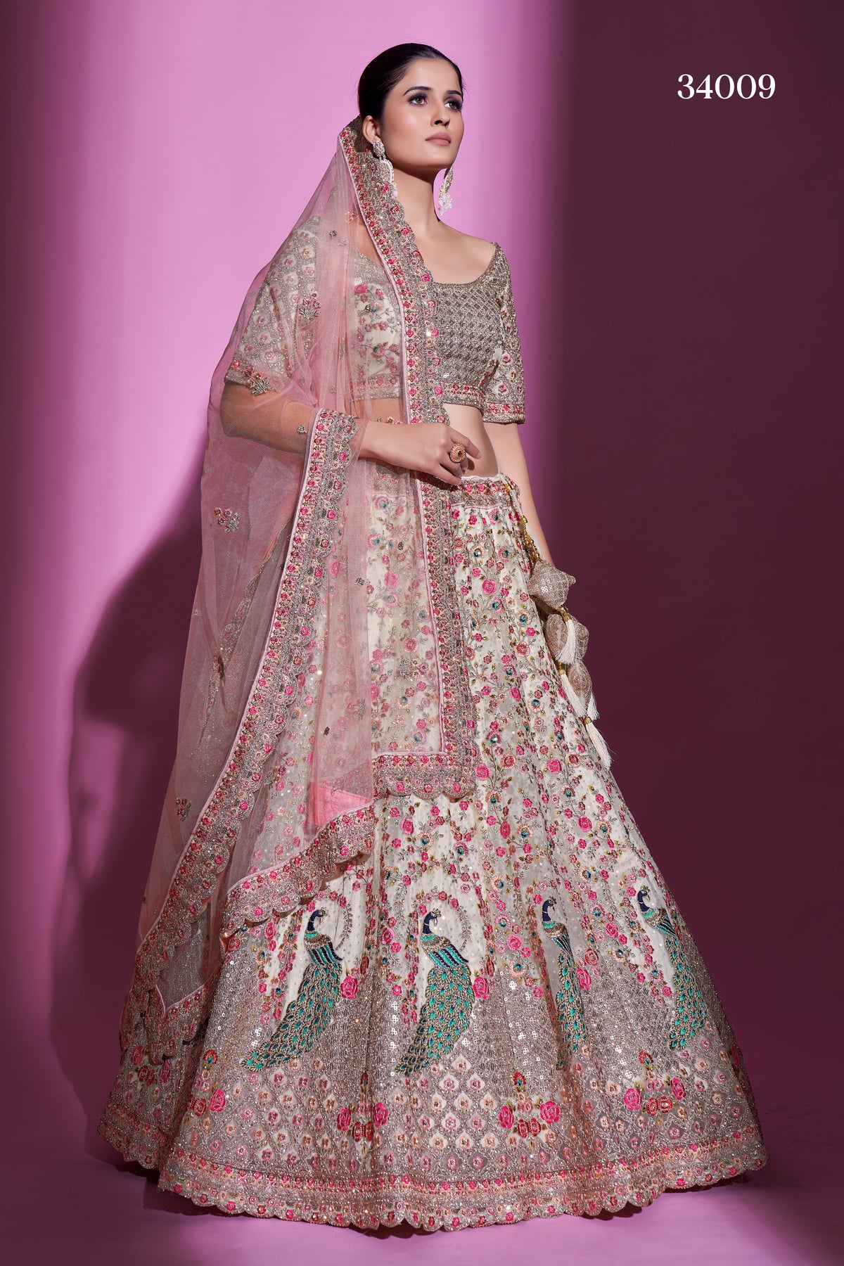 Comely Cream Color Designer Lehenga Choli Buy Now - Joshindia