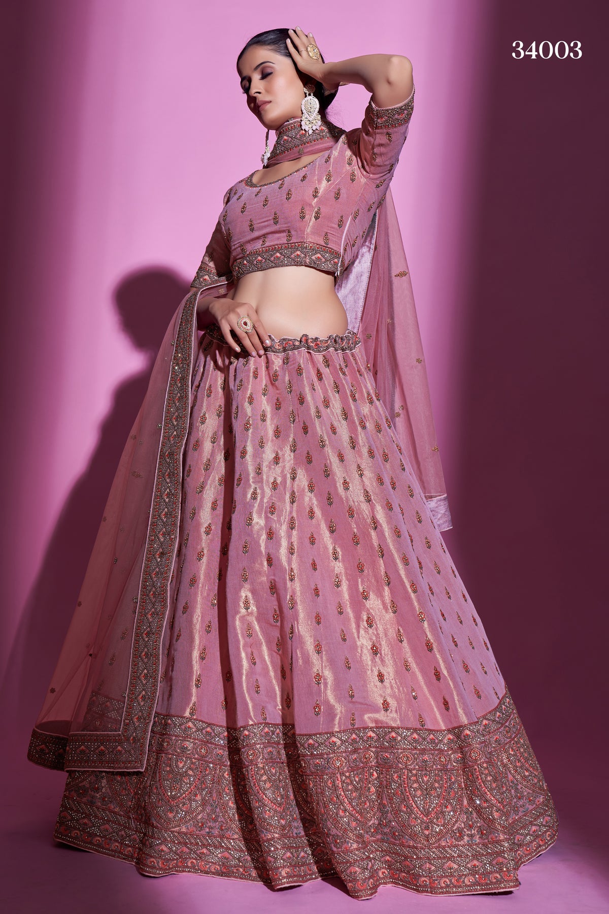 Awesome Pink Color Designer Lehenga Choli Buy Now - Joshindia