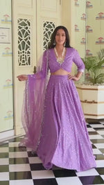 Lavender Lehenga Choli For Women Buy Online